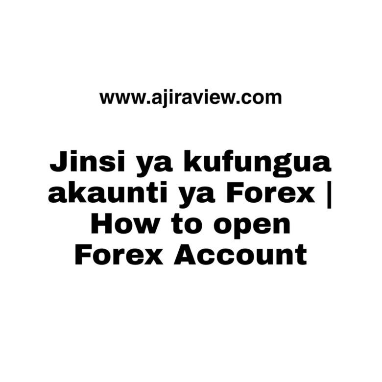 Jinsi ya kufungua (akaunti) account ya Forex | How to open Forex Account know it all