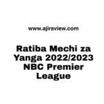 Ratiba Mechi za Yanga 2022/2023 NBC Premier League