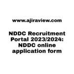 NDDC Recruitment Portal 2023/2024: NDDC online application form