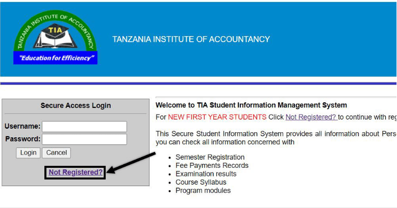 TIA Student Information system