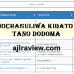 Form Five Selection 2023 Dodoma | Waliochaguliwa Kidato Cha Tano Dodoma Updated