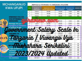 Government Salary Scale In Tanzania | Viwango Vya Mishahara Serikalini 2023/2024 Updated
