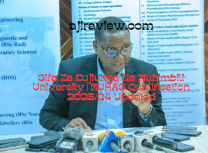 Sifa Za Kujiunga Na Muhimbili University | MUHAS Qualification 2023/24 Updated