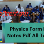 Physics Form Five Notes Pdf All Topics UPDATED
